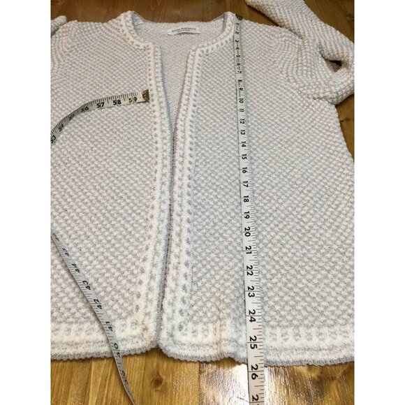 Amina Rubinacci Womens Open Front Cardigan Sweater Jacket Size 50 US 14 - Picture 9 of 9